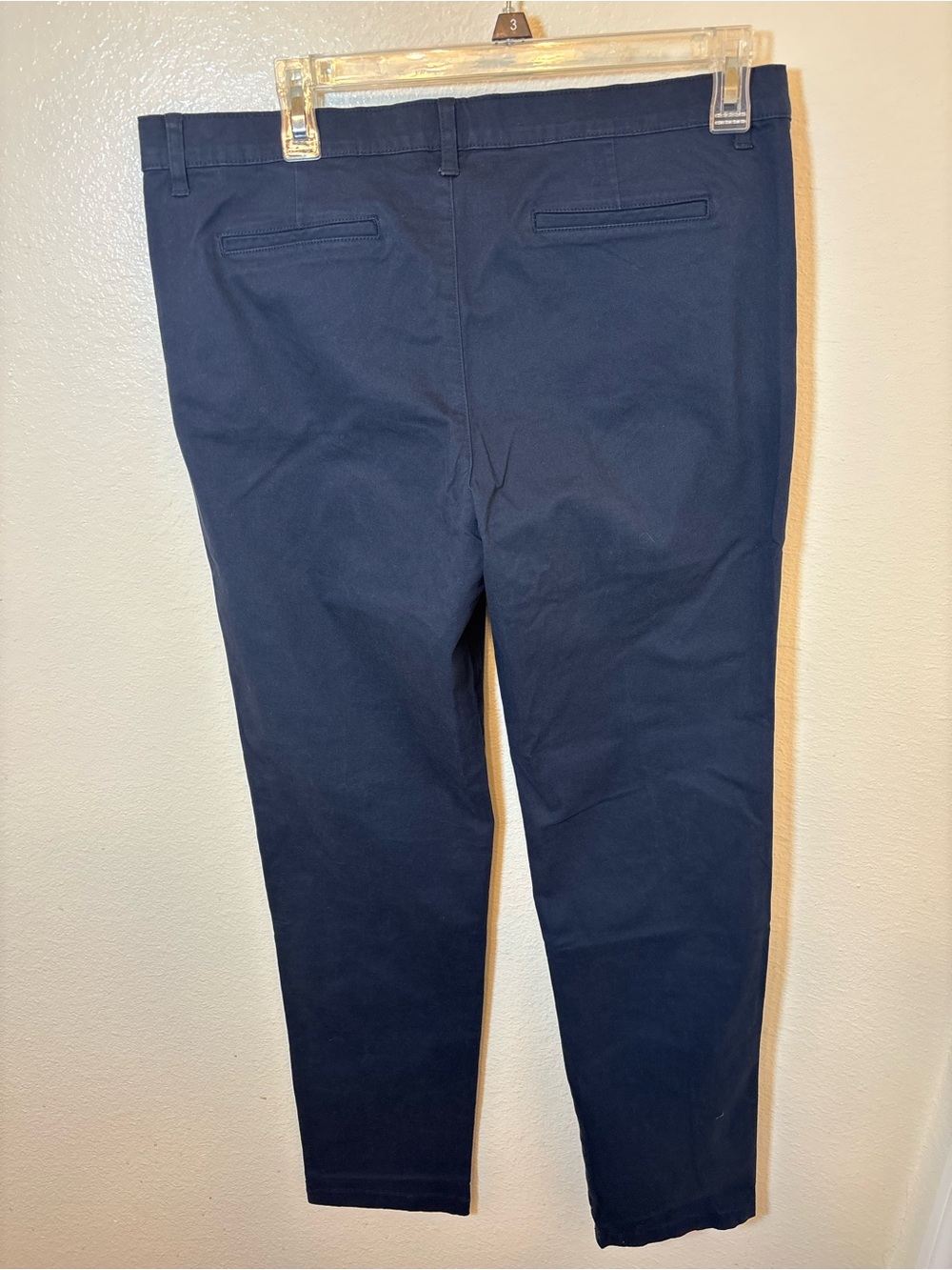 Amazon Essentials Navy Blue Chino dress Pants - Picture 2 of 6